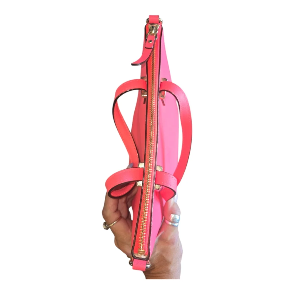 KATE SPADE CORAL MINI TOTE/CROSSBODY NEW WITH BOOKLET, MISSING TAG never used - Picture 7 of 11